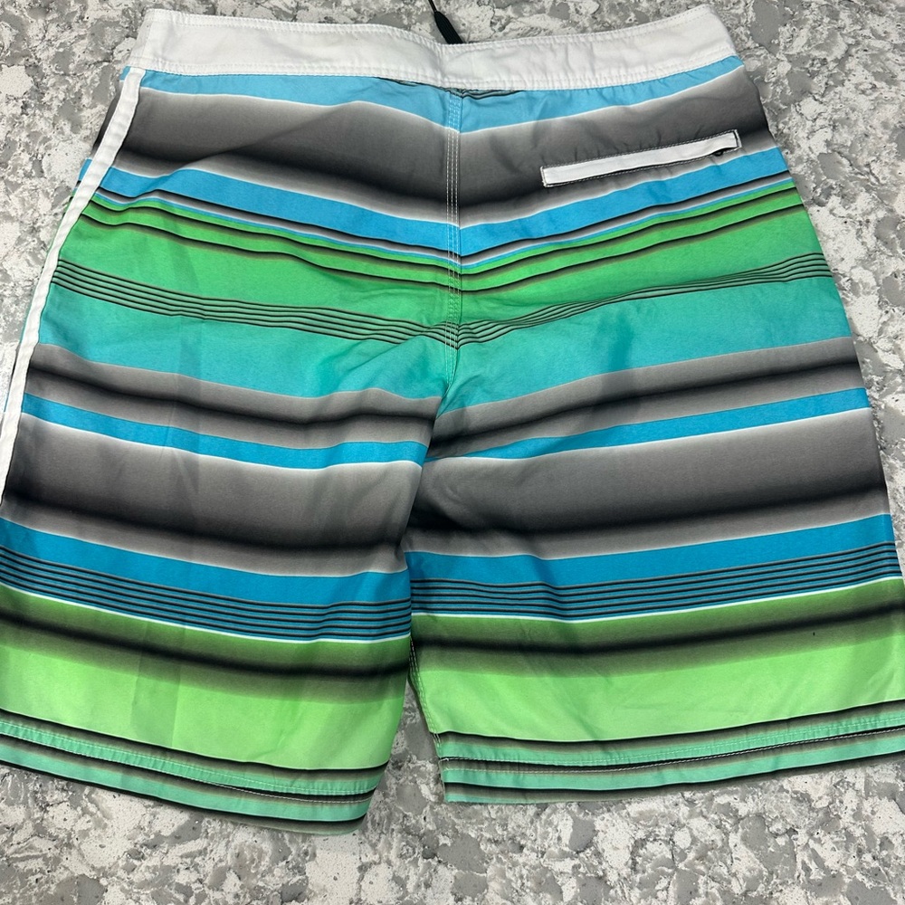 Hurley Men's Multicolor Striped Board Shorts